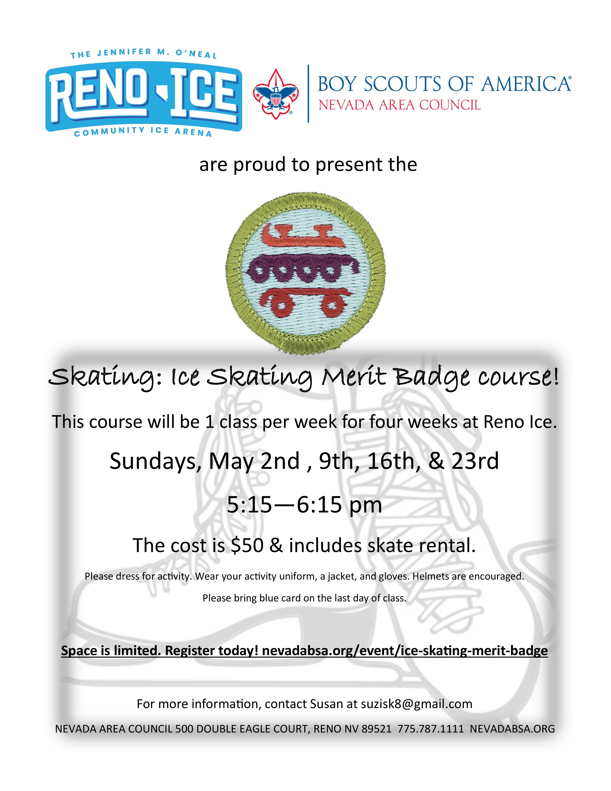 Ice Skating Merit Badge